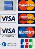 MasterCard, Visa, Maestro